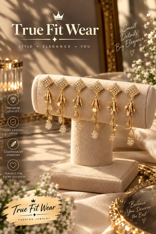Golden earrings carrit