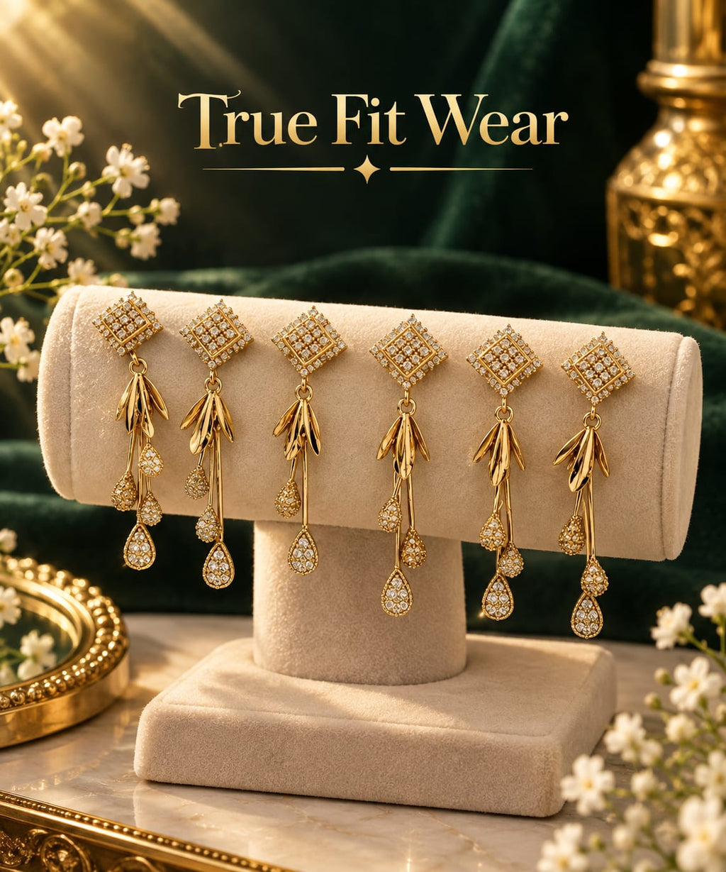 Golden earrings carrit