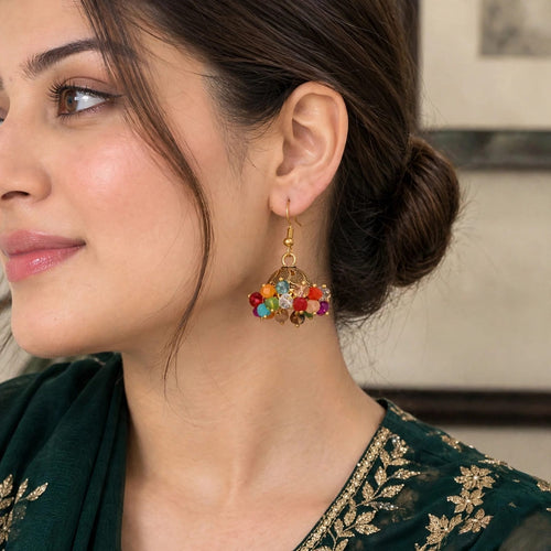Small Multi Jhumki