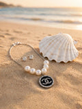 3pc Channel Locket Set (Black)