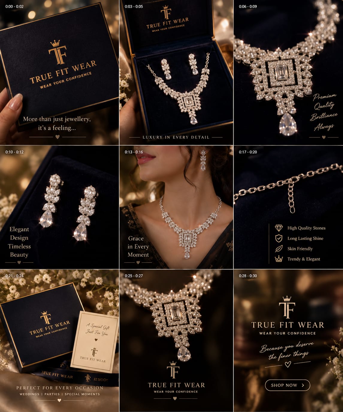 3pc Necklace Set