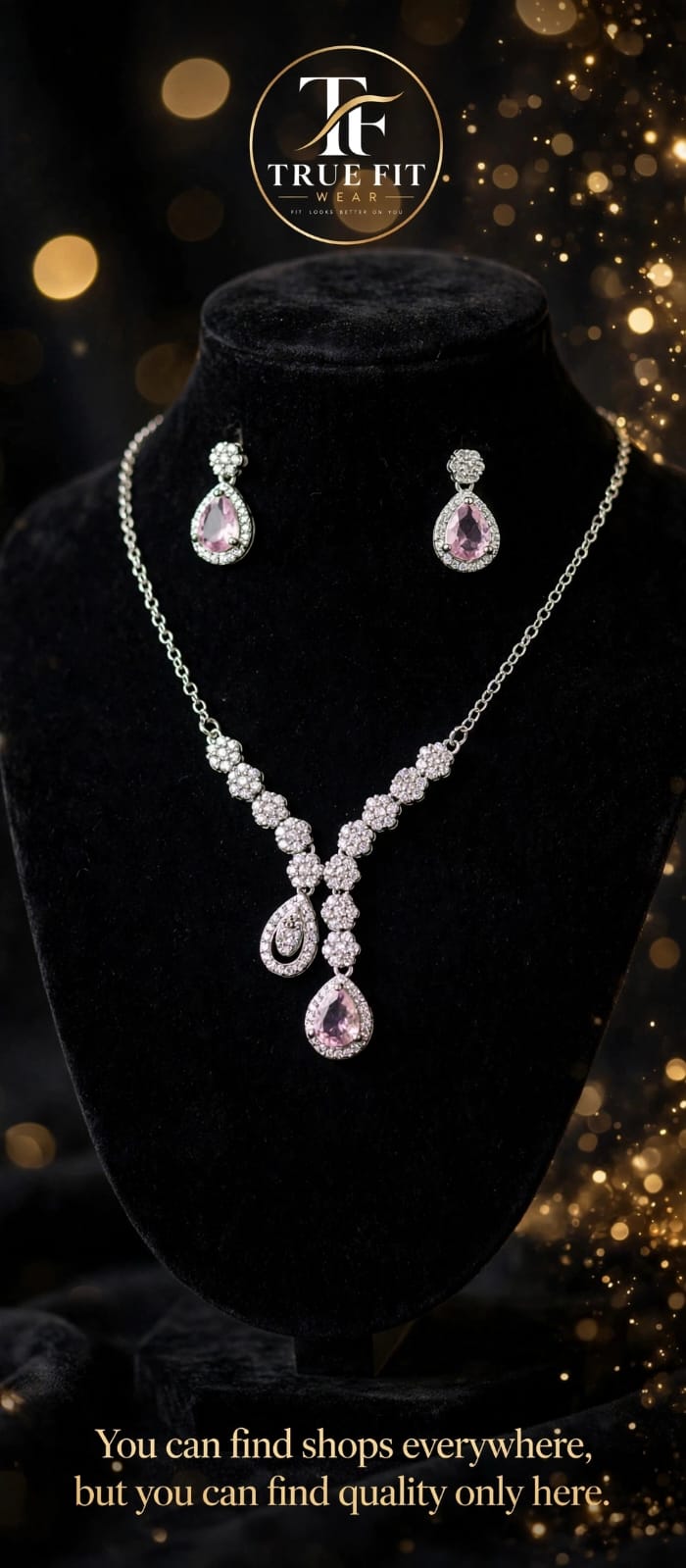 3pc Necklace Set Luxury