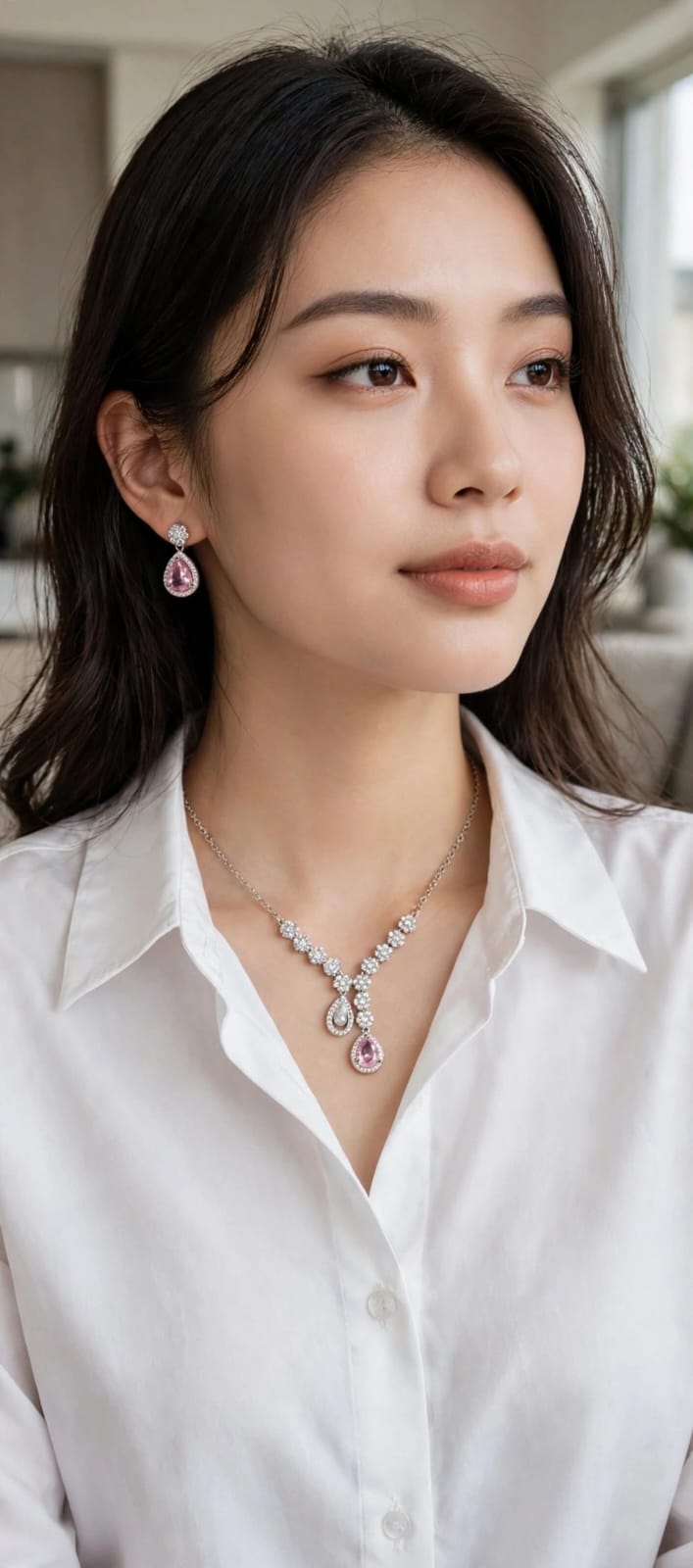 3pc Necklace Set Luxury