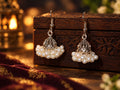 Small Jhumki with White Pearls