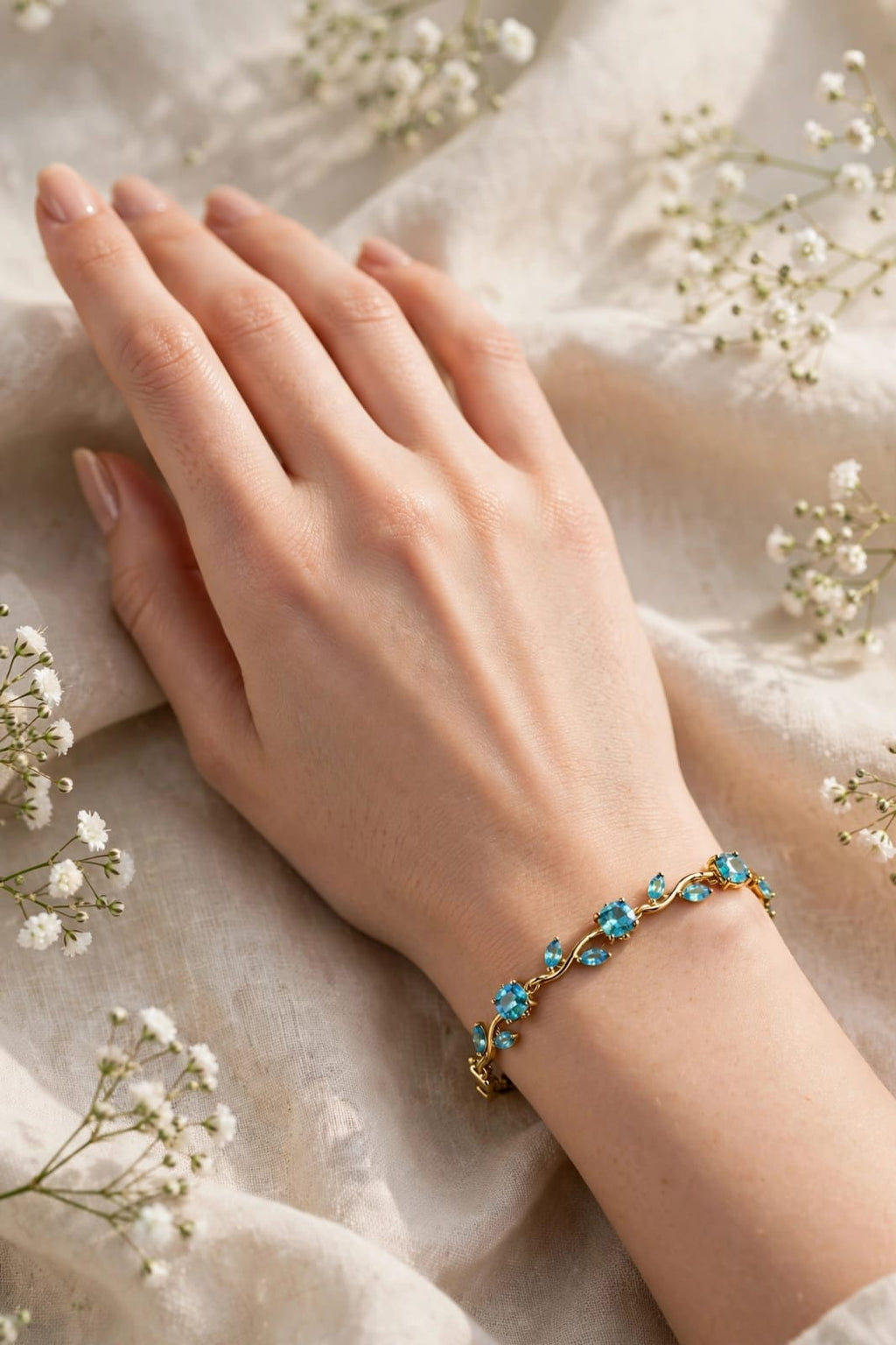 Tulip Bracelet Sky Blue