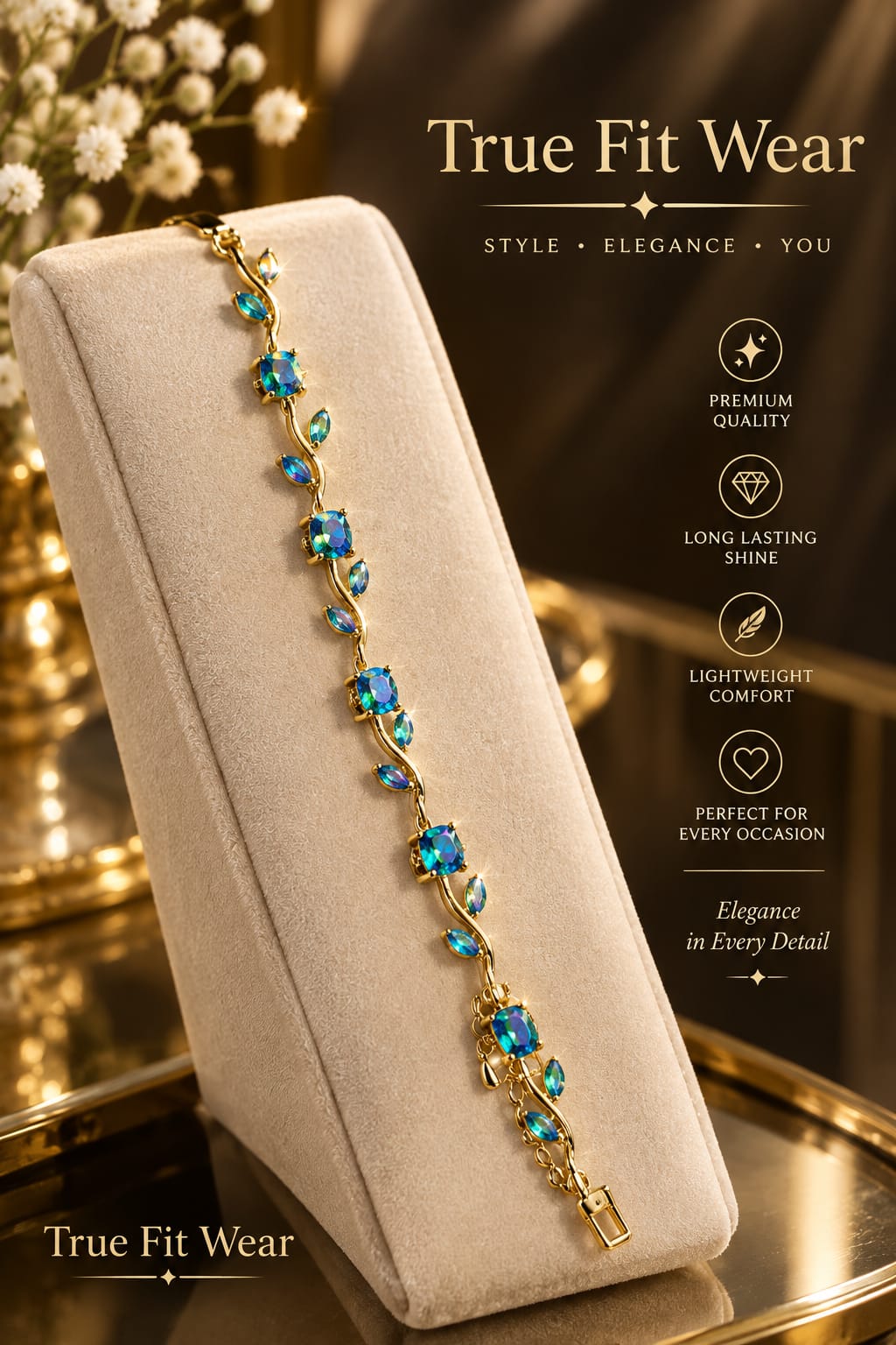 Tulip Bracelet Sky Blue
